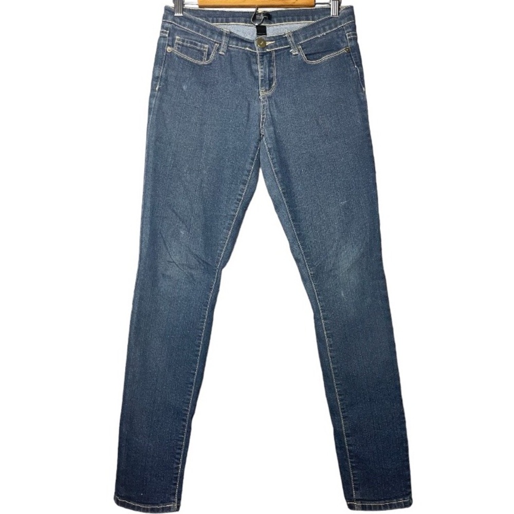 Blue Topaz Jean’s fits size 5 blue denim skinny zip fly pockets casual trendy